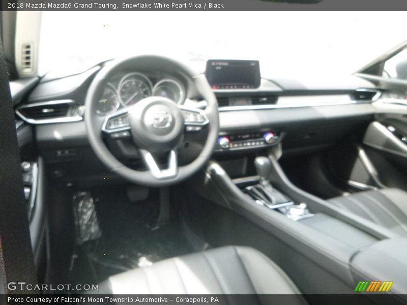 Snowflake White Pearl Mica / Black 2018 Mazda Mazda6 Grand Touring