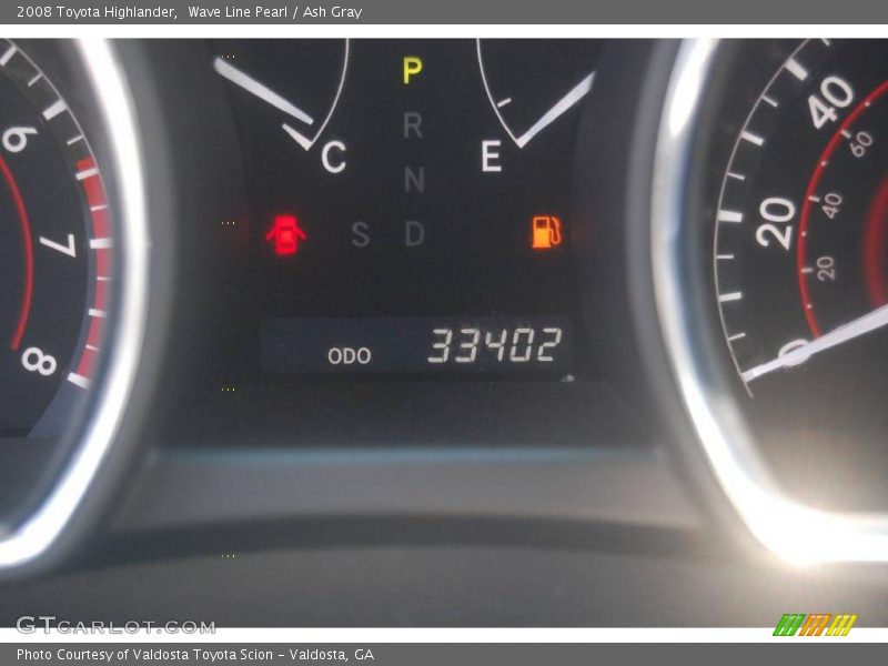 Wave Line Pearl / Ash Gray 2008 Toyota Highlander