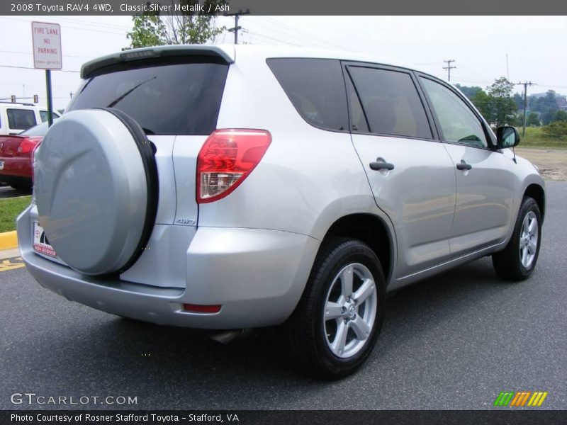 Classic Silver Metallic / Ash 2008 Toyota RAV4 4WD