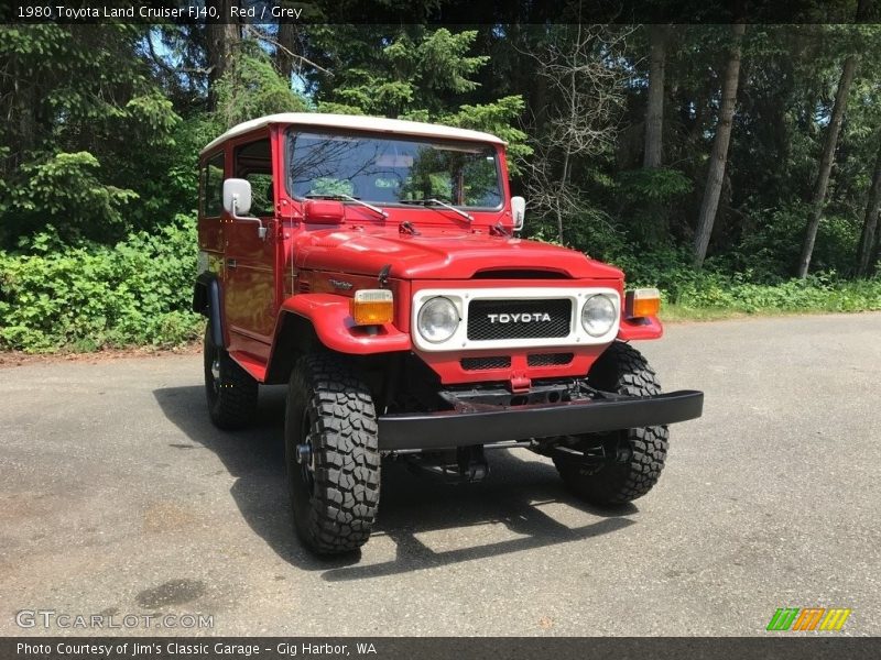 Red / Grey 1980 Toyota Land Cruiser FJ40