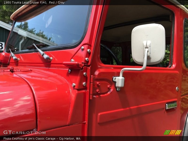 Red / Grey 1980 Toyota Land Cruiser FJ40