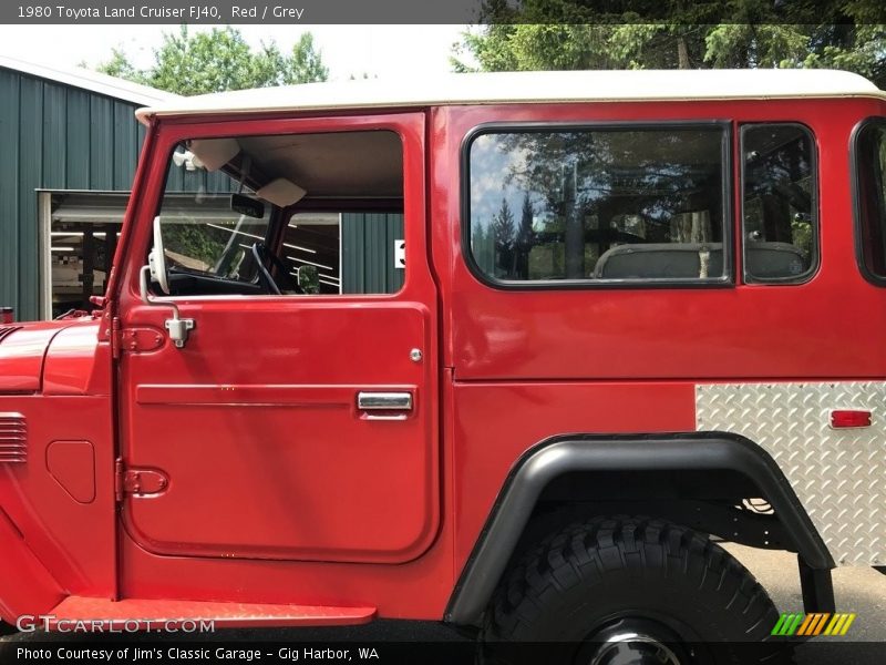 Red / Grey 1980 Toyota Land Cruiser FJ40