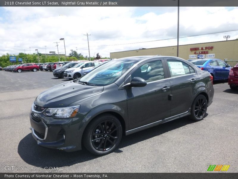 Nightfall Gray Metallic / Jet Black 2018 Chevrolet Sonic LT Sedan