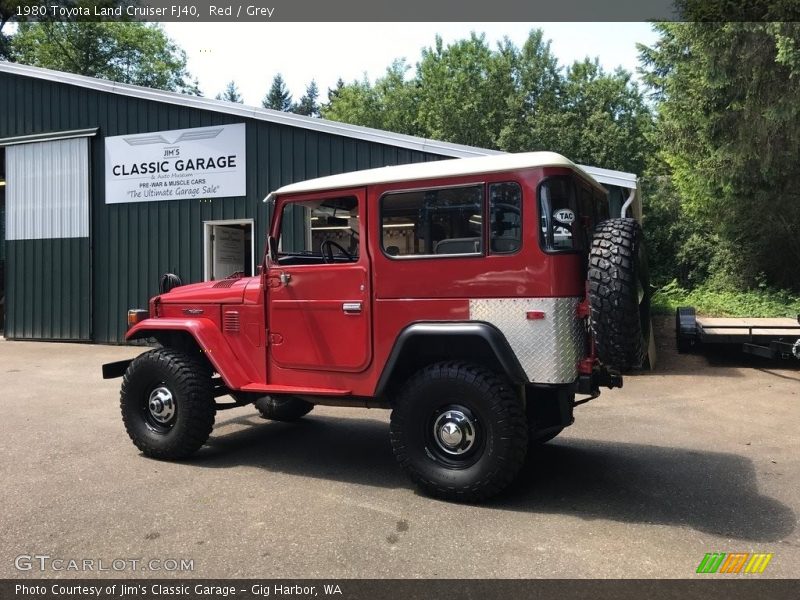 Red / Grey 1980 Toyota Land Cruiser FJ40