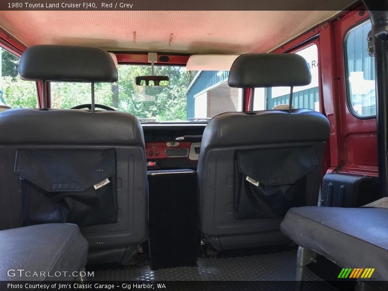 Rear Seat of 1980 Land Cruiser FJ40