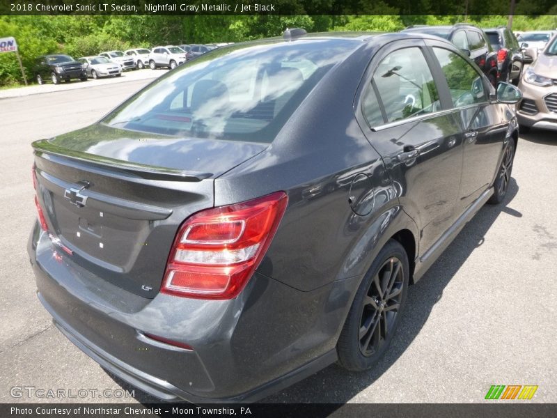 Nightfall Gray Metallic / Jet Black 2018 Chevrolet Sonic LT Sedan