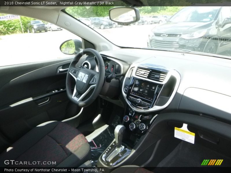 Nightfall Gray Metallic / Jet Black 2018 Chevrolet Sonic LT Sedan