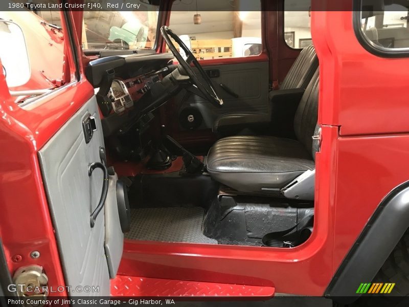  1980 Land Cruiser FJ40 Grey Interior