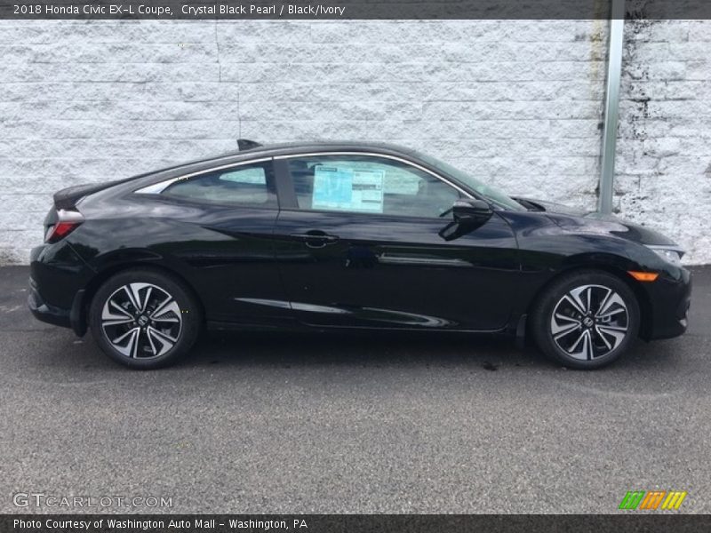  2018 Civic EX-L Coupe Crystal Black Pearl