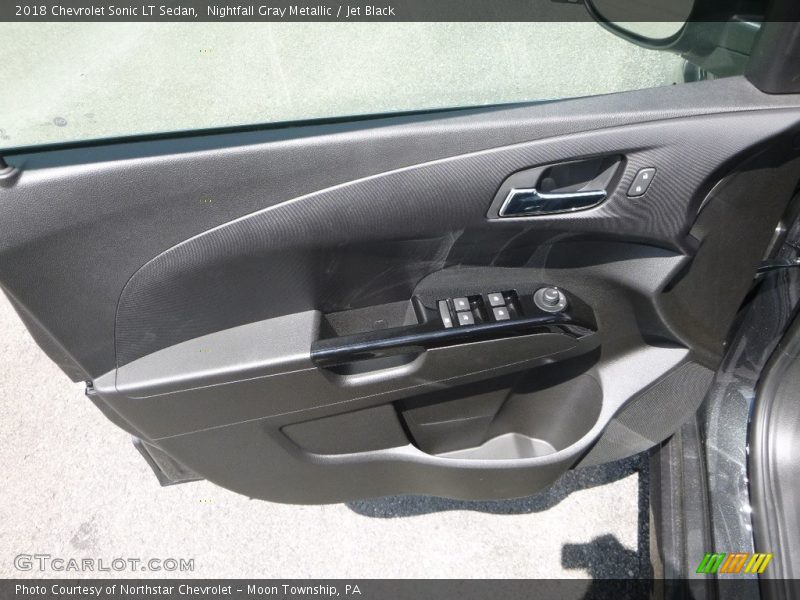 Nightfall Gray Metallic / Jet Black 2018 Chevrolet Sonic LT Sedan