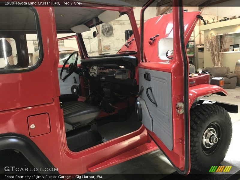 Red / Grey 1980 Toyota Land Cruiser FJ40