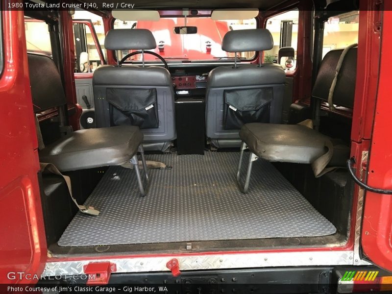 Rear Seat of 1980 Land Cruiser FJ40