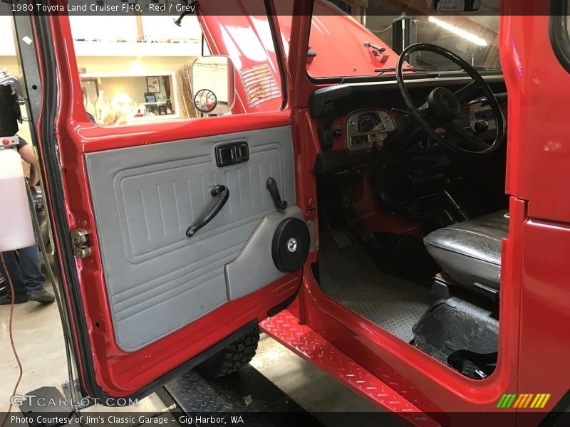 Red / Grey 1980 Toyota Land Cruiser FJ40