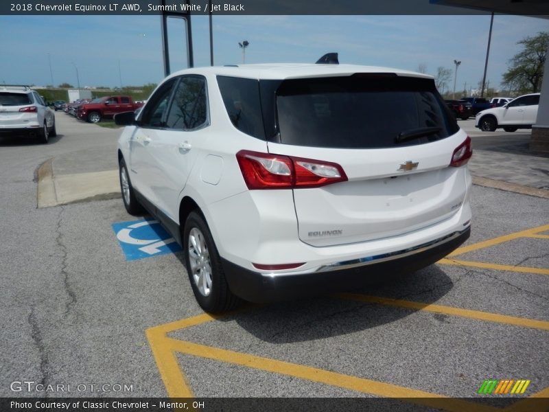 Summit White / Jet Black 2018 Chevrolet Equinox LT AWD