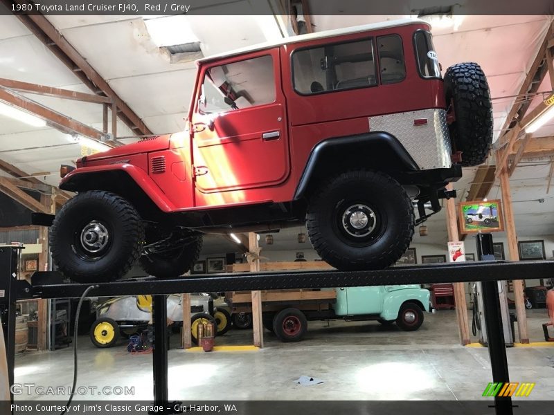 Red / Grey 1980 Toyota Land Cruiser FJ40