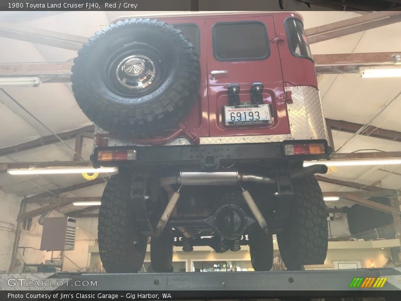 Red / Grey 1980 Toyota Land Cruiser FJ40