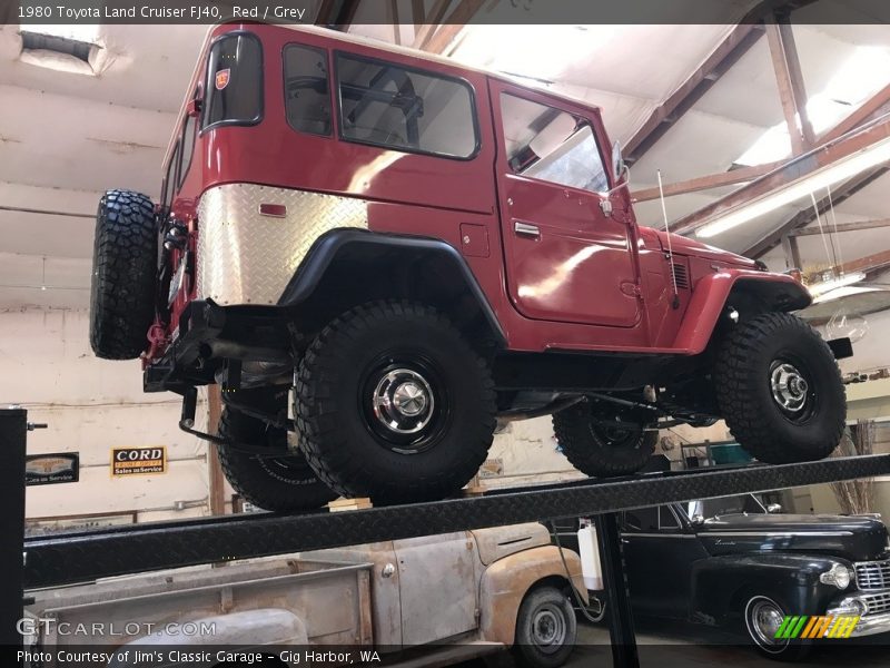 Red / Grey 1980 Toyota Land Cruiser FJ40