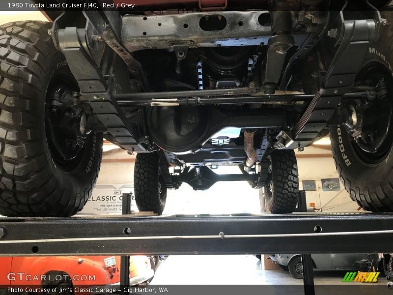 Undercarriage of 1980 Land Cruiser FJ40