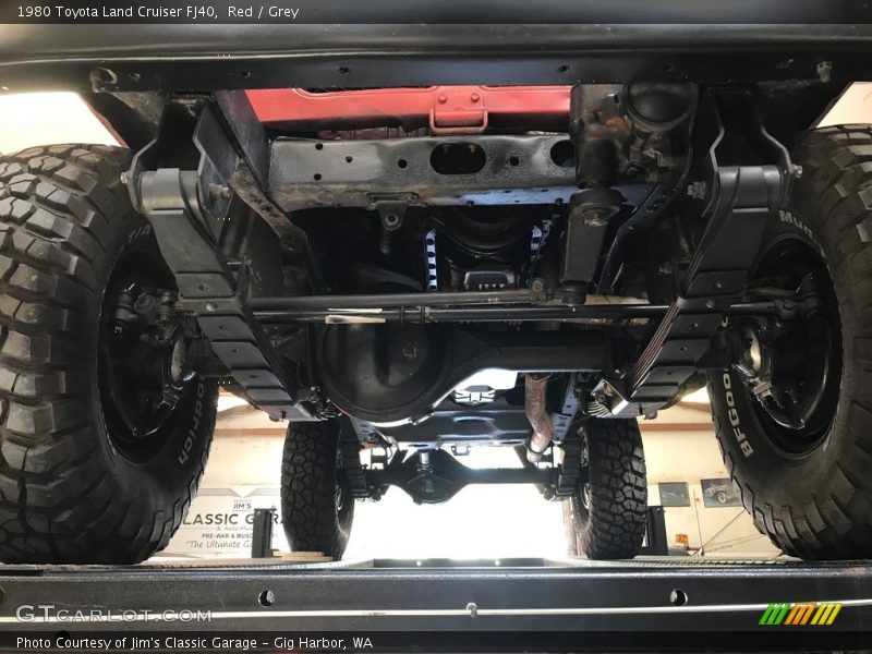 Undercarriage of 1980 Land Cruiser FJ40