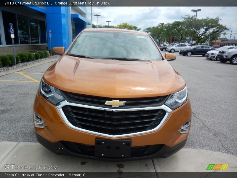 Orange Burst Metallic / Jet Black 2018 Chevrolet Equinox LT