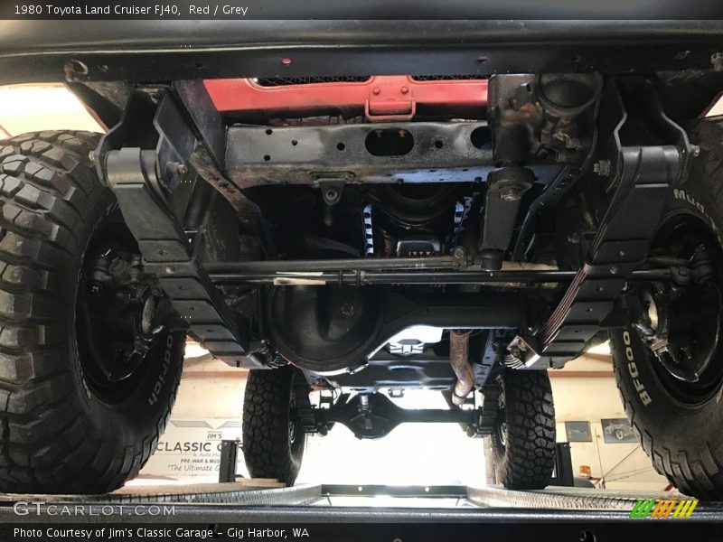 Red / Grey 1980 Toyota Land Cruiser FJ40