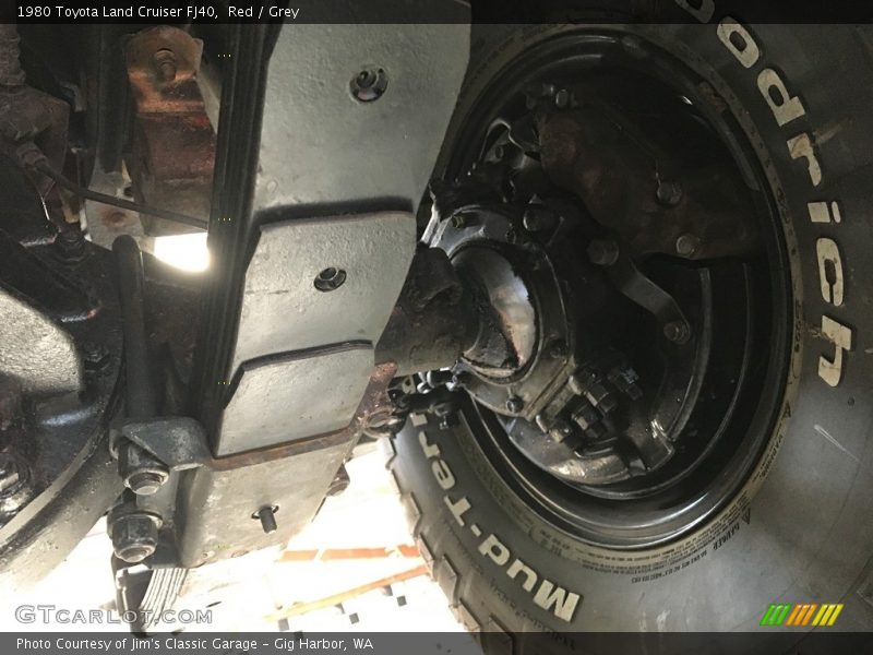 Undercarriage of 1980 Land Cruiser FJ40