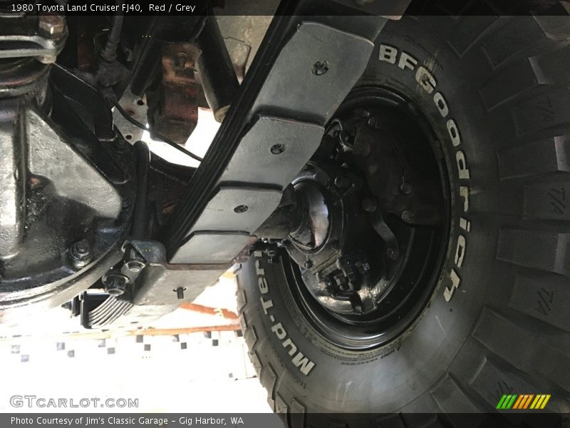 Red / Grey 1980 Toyota Land Cruiser FJ40