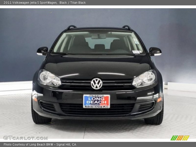 Black / Titan Black 2011 Volkswagen Jetta S SportWagen