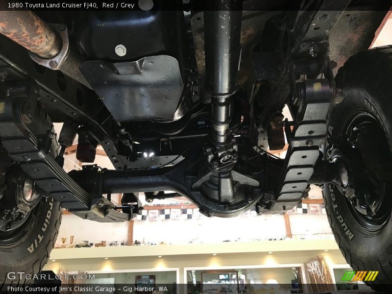 Undercarriage of 1980 Land Cruiser FJ40