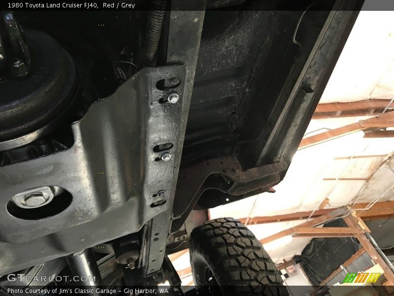 Undercarriage of 1980 Land Cruiser FJ40