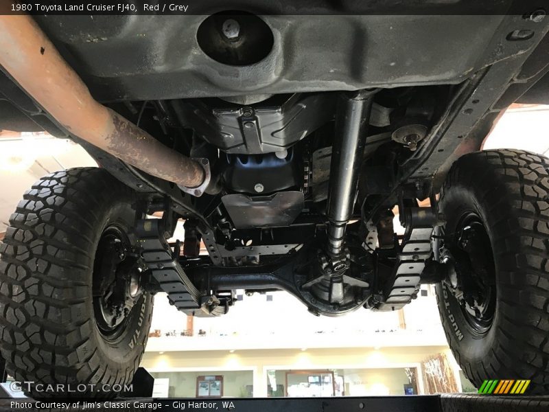 Undercarriage of 1980 Land Cruiser FJ40