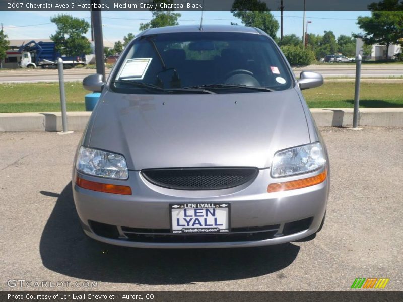 Medium Gray / Charcoal Black 2007 Chevrolet Aveo 5 Hatchback