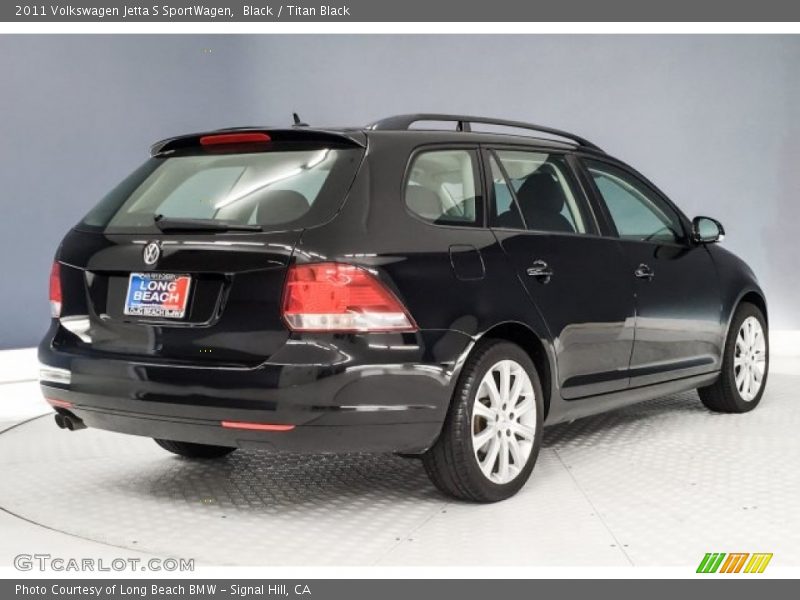 Black / Titan Black 2011 Volkswagen Jetta S SportWagen