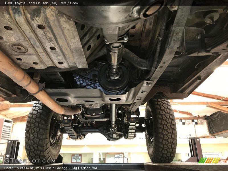 Red / Grey 1980 Toyota Land Cruiser FJ40