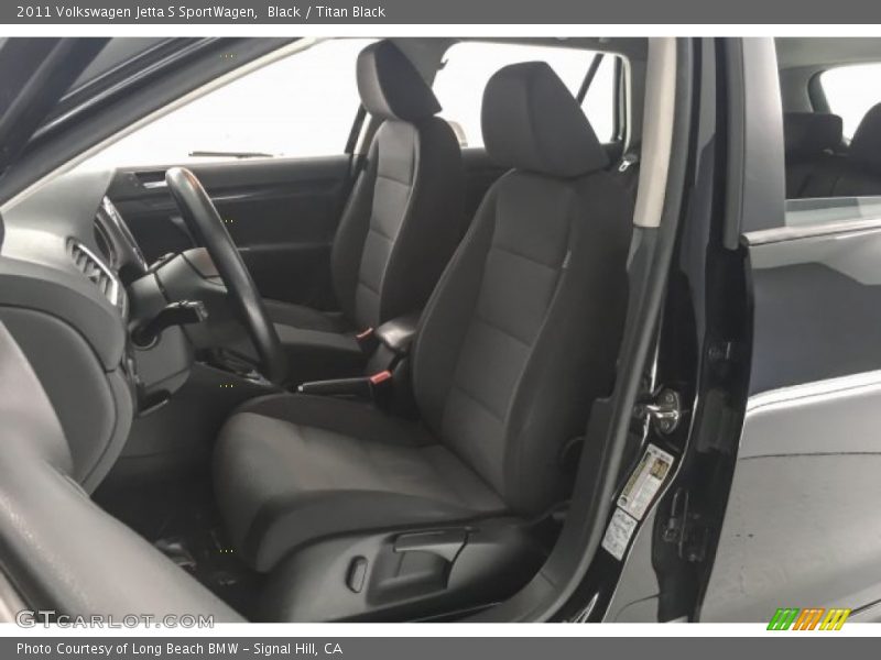 Black / Titan Black 2011 Volkswagen Jetta S SportWagen