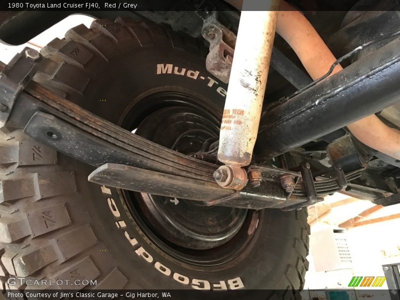 Undercarriage of 1980 Land Cruiser FJ40