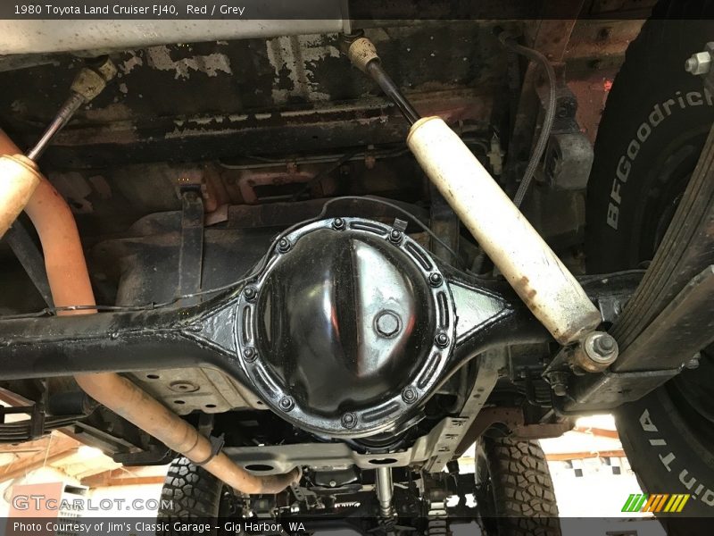 Undercarriage of 1980 Land Cruiser FJ40