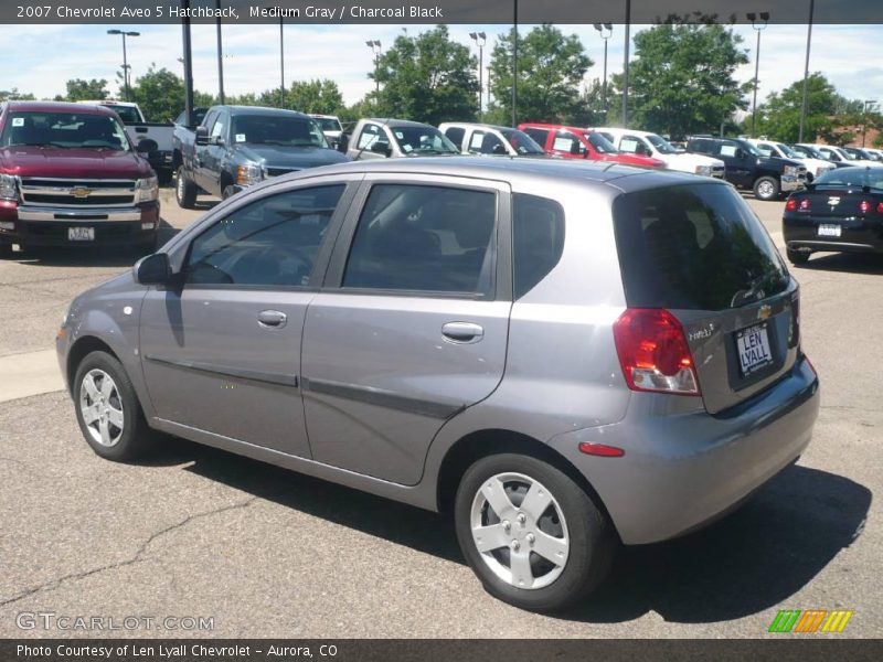 Medium Gray / Charcoal Black 2007 Chevrolet Aveo 5 Hatchback