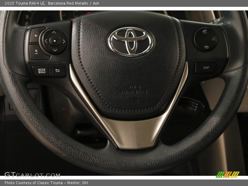 Barcelona Red Metallic / Ash 2015 Toyota RAV4 LE
