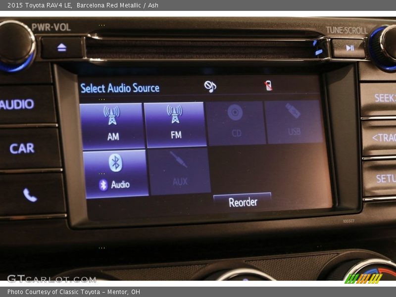 Barcelona Red Metallic / Ash 2015 Toyota RAV4 LE