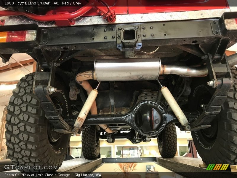 Undercarriage of 1980 Land Cruiser FJ40