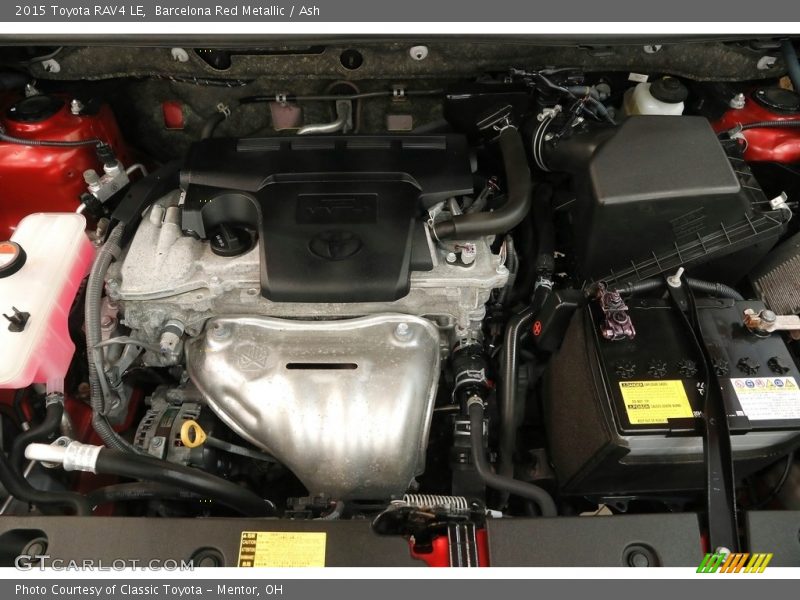 Barcelona Red Metallic / Ash 2015 Toyota RAV4 LE