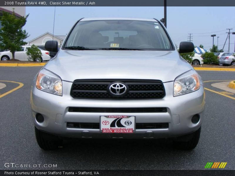 Classic Silver Metallic / Ash 2008 Toyota RAV4 4WD