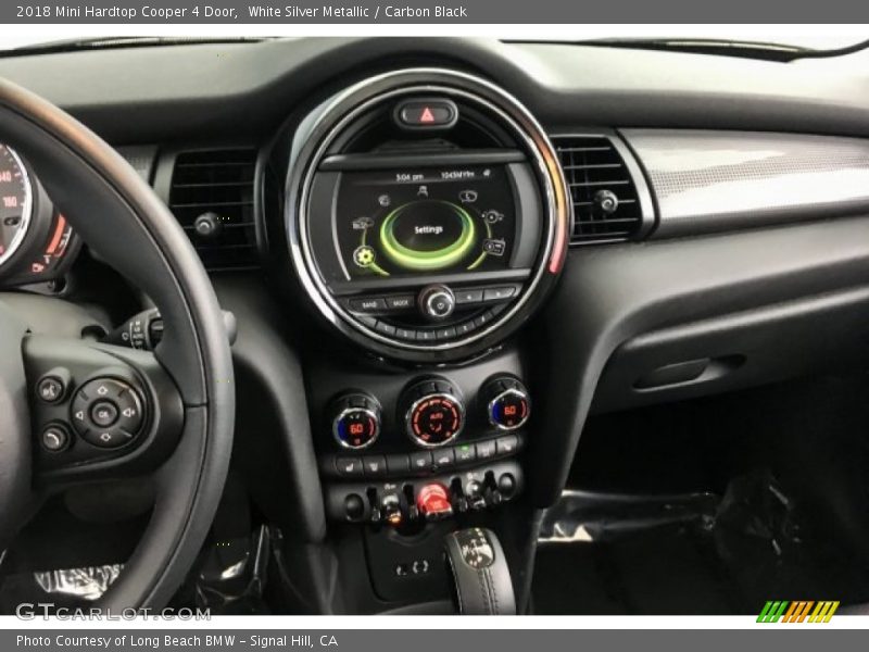 White Silver Metallic / Carbon Black 2018 Mini Hardtop Cooper 4 Door