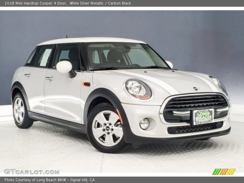 White Silver Metallic / Carbon Black 2018 Mini Hardtop Cooper 4 Door