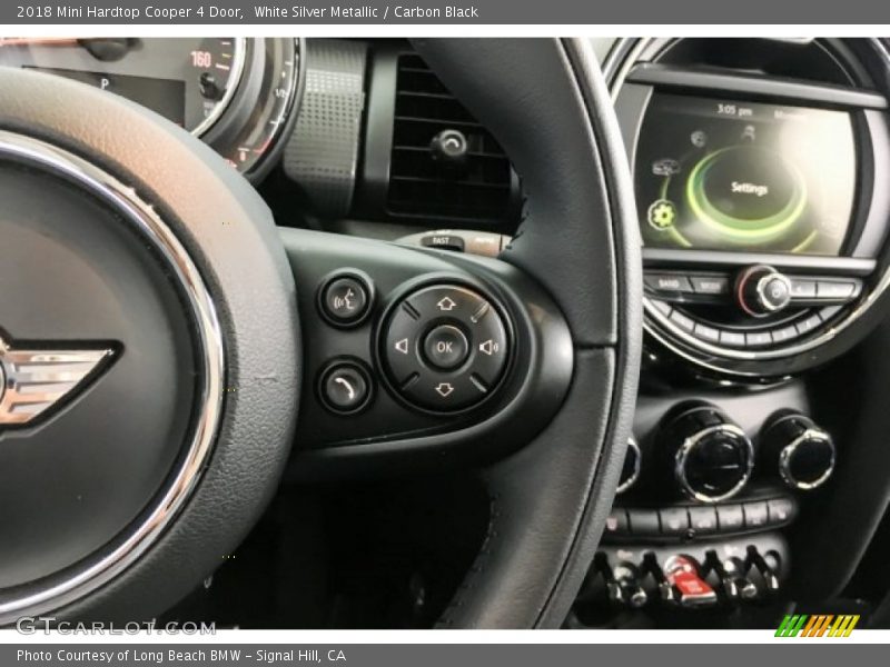 White Silver Metallic / Carbon Black 2018 Mini Hardtop Cooper 4 Door