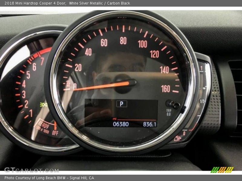 White Silver Metallic / Carbon Black 2018 Mini Hardtop Cooper 4 Door