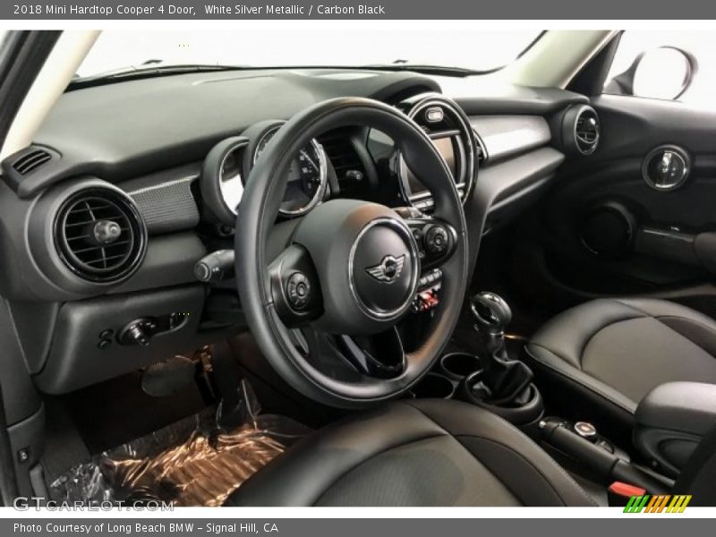 White Silver Metallic / Carbon Black 2018 Mini Hardtop Cooper 4 Door