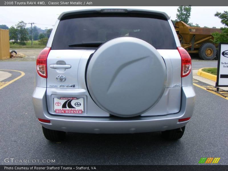 Classic Silver Metallic / Ash 2008 Toyota RAV4 4WD