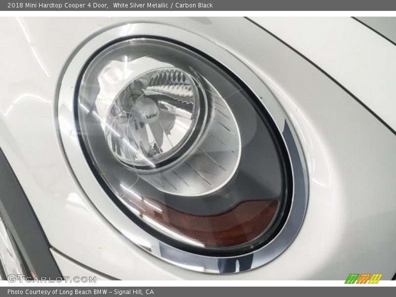 White Silver Metallic / Carbon Black 2018 Mini Hardtop Cooper 4 Door